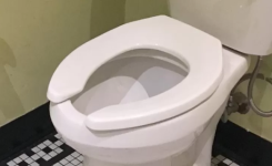 Pourquoi les sièges de toilettes publiques aux États-Unis sont-ils en forme d’U ?