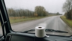 Pourquoi voit-on des chauffeurs routiers placer du papier toilette sur leur pare-brise ?