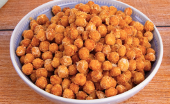 Pois chiches rôtis au four, ultra croustillants