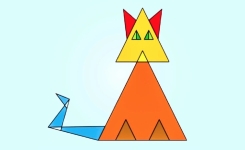 Test de Qi : Si vous indiquez le nombre exact de triangles dans cette image de chat, vous êtes très fort