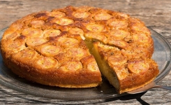 Comment préparer un gâteau au yaourt à la banane moelleux ?