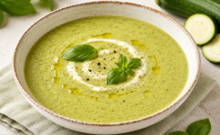 Soupe de courgettes au basilic : la recette légère parfaite pour l'été