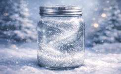 Comment créer une tempête hivernale dans un bocal
